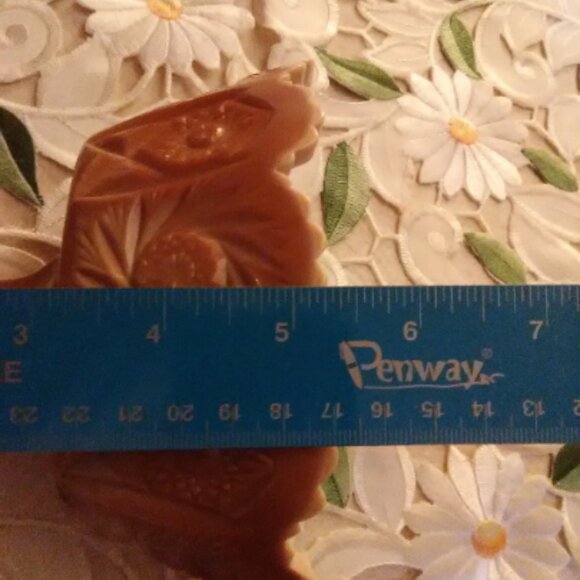 Vintage Fenton small pedestal bowl dish - slag glass ???? - Picture 5 of 8